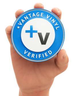 vvv logo hand holding vinyl